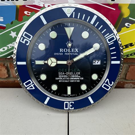 rolex sea dweller wall clock.